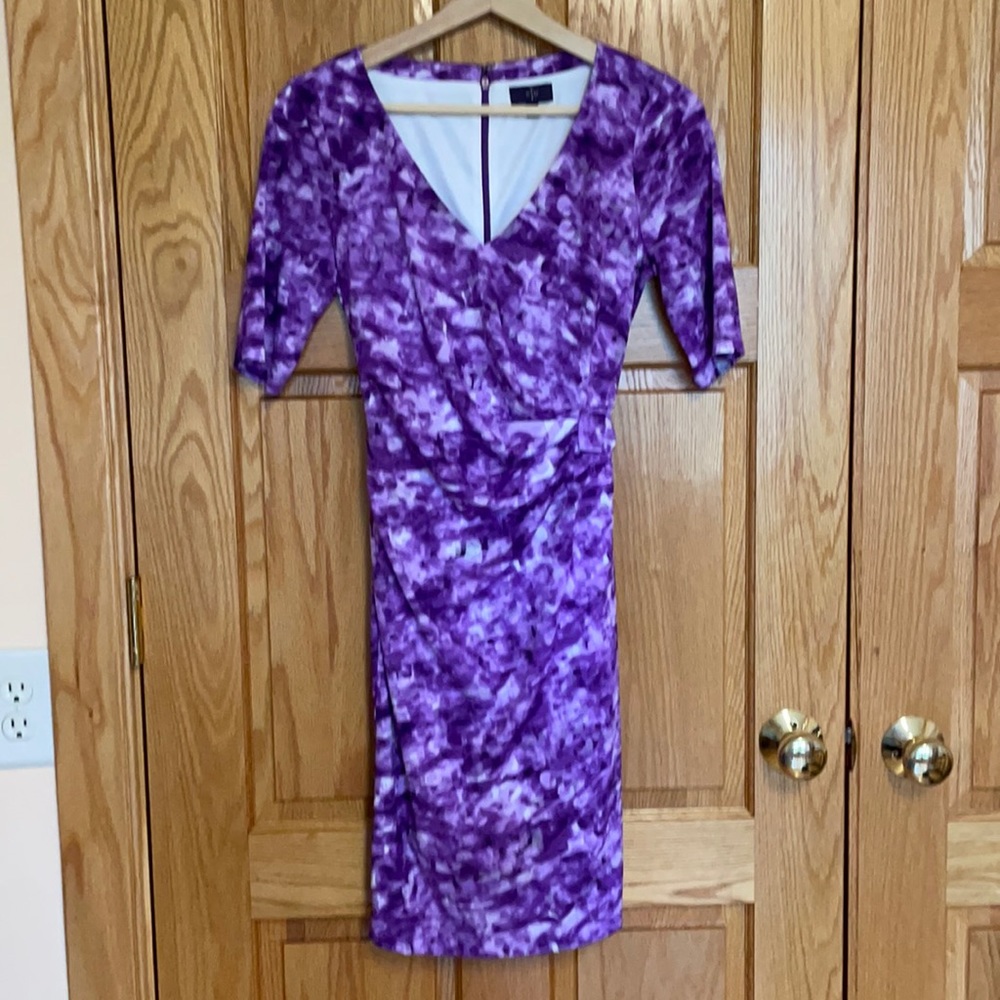 Very flattering NYDJ dress with tummy control slip